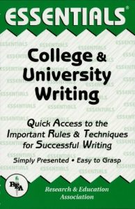 Download College and University Writing Essentials (Essentials Study Guides) pdf, epub, ebook