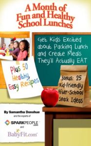 Download A Month of Fun and Healthy School Lunches from SparkPeople: Get Kids Excited about Packing Lunch and Create Meals They’ll Actually Eat pdf, epub, ebook