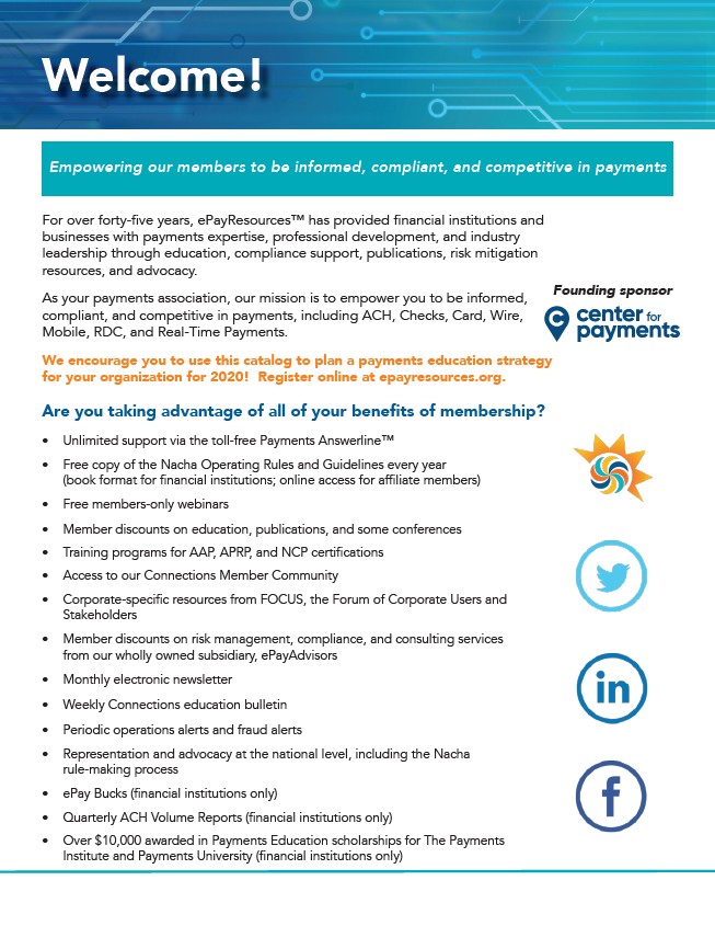 2020 Education Catalog Page 2