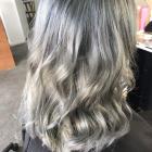 blonde with silver toner