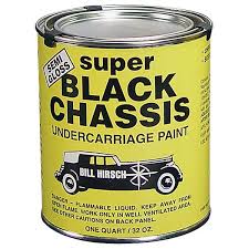 Bill Hirsch Super Black Chassis Paint Quart