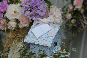 Wild Rose  Bird Bell & Gift Box - Budgie