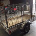 TRAILER WITH CAGE