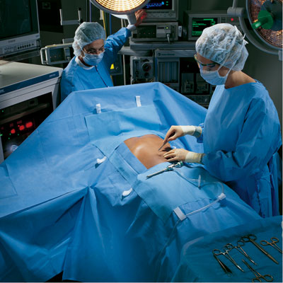 Laparoscopy Pack Iii Includes Laparotomy Drape Mayo Stand