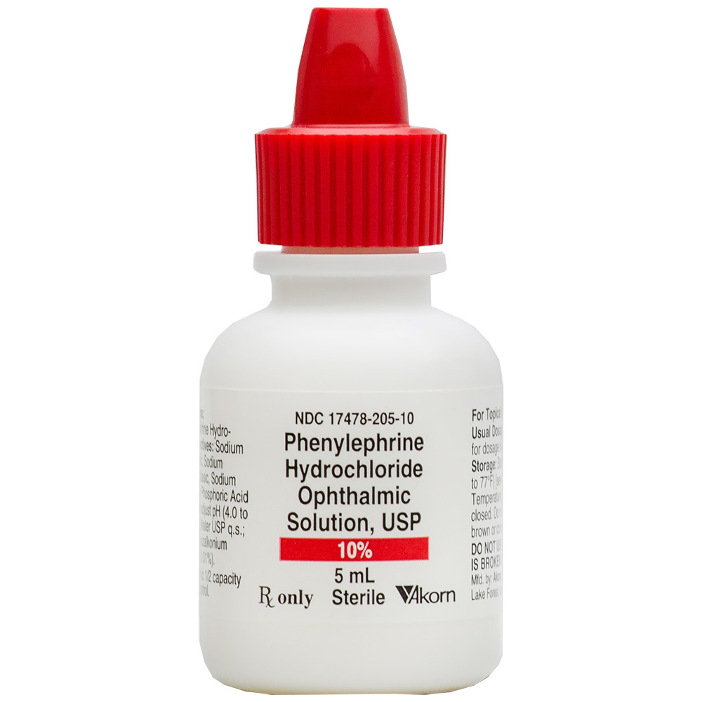 hcl of 5 solution Phenylephrine  5ml Bt Solution (Pedigree) 10 Ophth Hcl