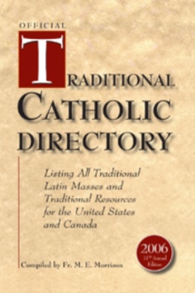 OFFICIAL TRADITIONAL CATHOLIC DIRECTORY