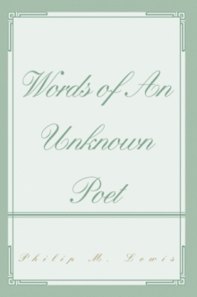 WORDS OF AN UNKNOWN POET