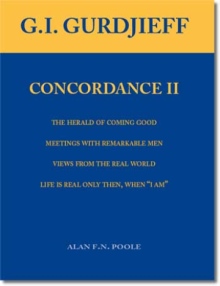 Gurdjieff Concordance II