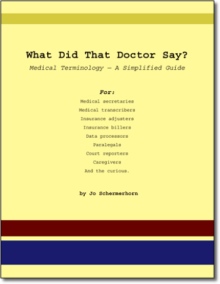 What did that Doctor Say?