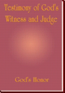 Testimony of God's Witness and Judge