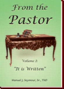 From the Pastor