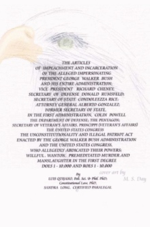 The Articles Of Impeachment And Incarceration