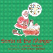 Santa at the Manger