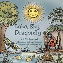 Lake, Sky, Dragonfly