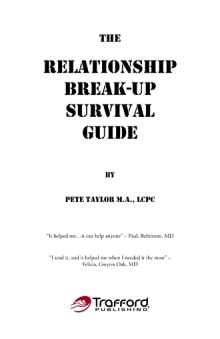 The Relationship Break-Up Survival Guide and Absolutely, Positively the Easiest Anger Management Book You’ll Ever Need