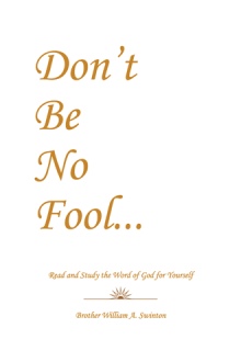 Don’t Be No Fool