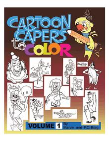 Cartoon Capers to Color