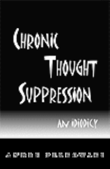 Chronic Thought Suppression