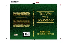 The Way to a Tomorrow