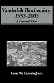 Biochemistry at Vanderbilt- 1953-2003