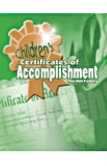 Children's Certificates of Accomplishment