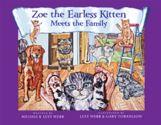 Zoe The Earless Kitten By Melissa Lexy Webb