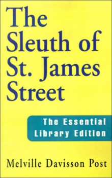 The Sleuth of St. James Street