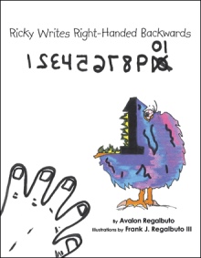 Ricky Writes Right-Handed Backwards