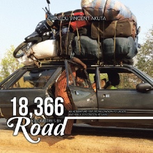 18,366 Kilometres By Road