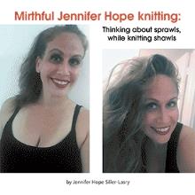 Mirthful Jennifer Hope knitting: