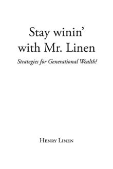 Stay winin’ with Mr. Linen