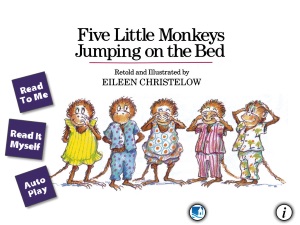 5 little monkeys christelow menu
