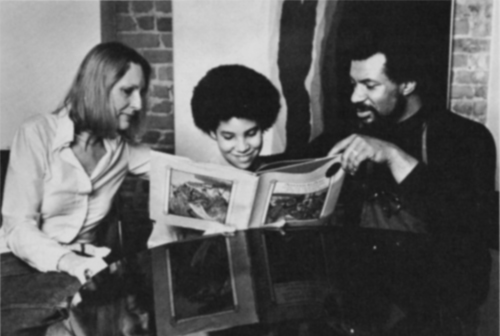 Diane, Lee, and Leo Dillon