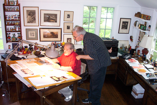 sendak_roger_2003_1 Maurice Sendak and Roger Sutton in 2003