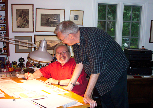 sendak_roger_2003_2 Maurice Sendak and Roger Sutton in 2003