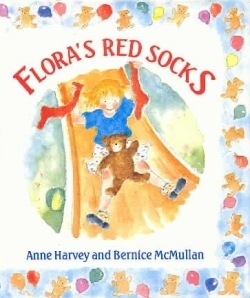 flora's red socks