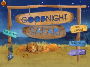 goodnight safari menu