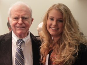 Robert Byrd with Picture Book Honor winner Jesse Klausmeier. Photo: Shara Hardeson