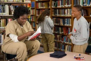 prison library