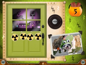 millie tricks and treats mad scientist door