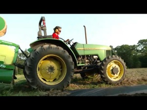 jump see farm tractor