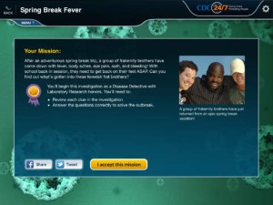 solve the outbreak spring break