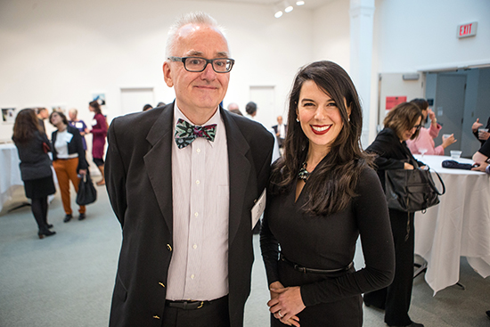 Roger Sutton and Linda Pizzuti Henry. Photo: Aram Boghosian.