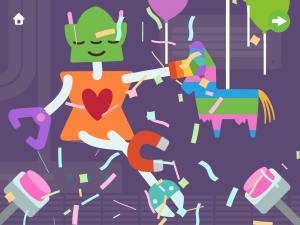 robot party pinata
