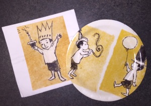 sendak plate and napkin