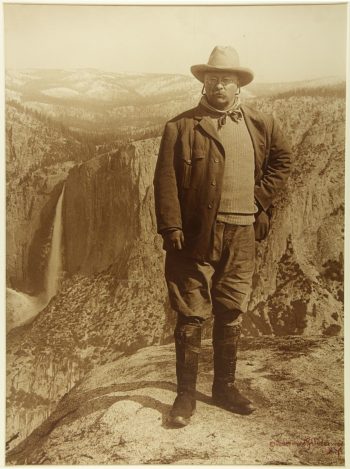 man in front of Grand Canyon