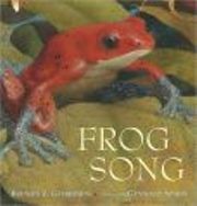 frog song red body, blue legs on frog