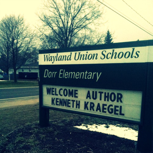 Instagraming an Author/Illustrator Visit: Kenneth Kraegel