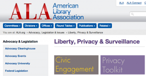 ALA’s Launches “Liberty” and the Privacy Toolkit