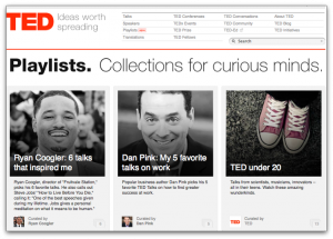 TED Playlists: a librarian’s friend